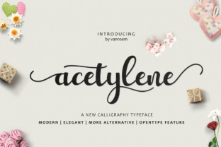 Acetylene Script Font for Modern Campaign Design