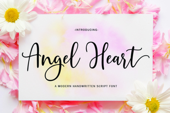 Angel Heart Script Font Review for Modern Branding