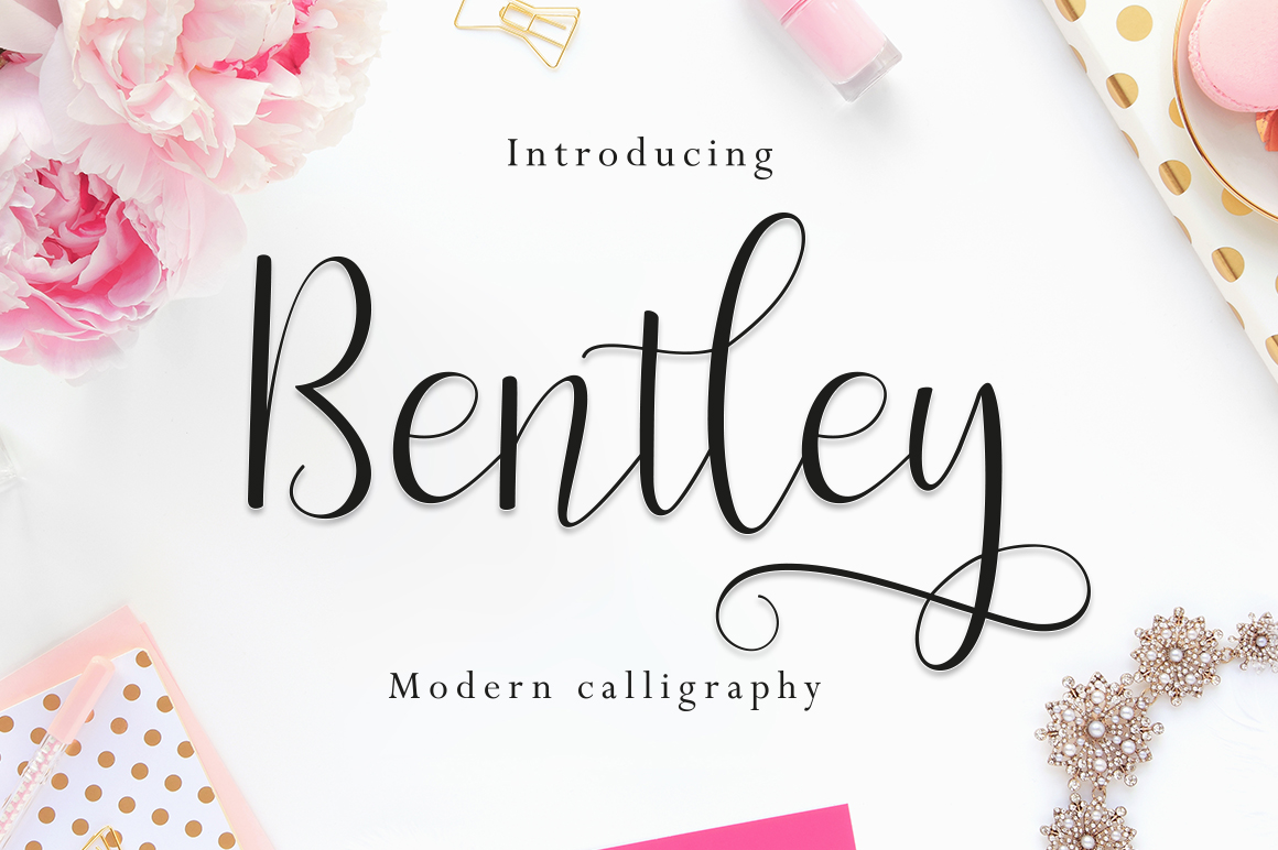 Bentley Script Font: Elevating Handmade Labels