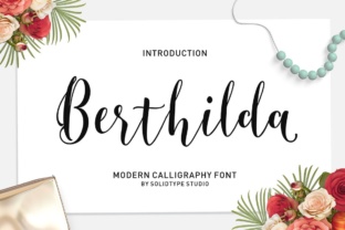 Berthilda Script Font Review for Web Design