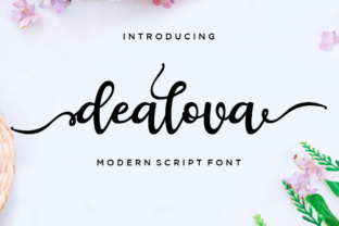 Dealova Script Font for Professional Brand Identity