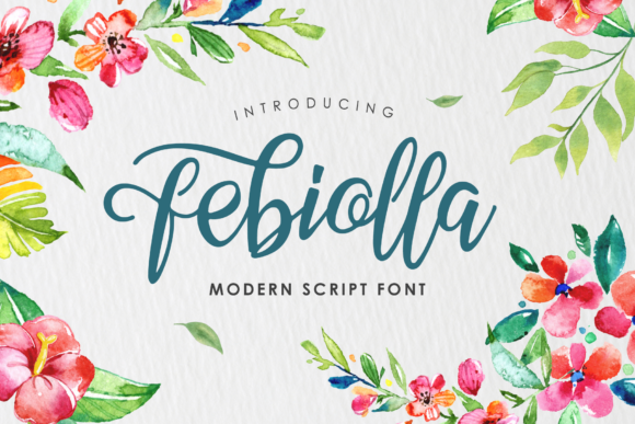 Febiolla Script Font: Adding Warmth to Editorial Layouts