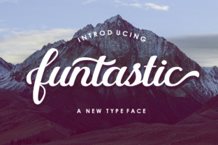 Funtastic Script Font: Bold Vintage Style for Makers