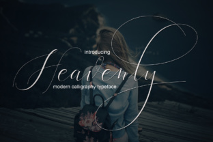 Heavenly Script Font for Modern Editorial Design