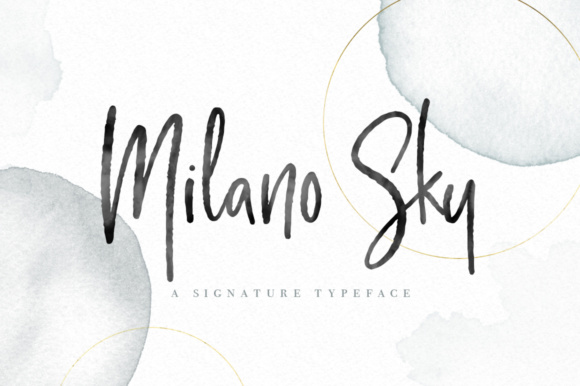 Milano Sky Script Font for Modern Web Design