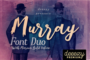 Murray Script Font Duo for Editorial Design