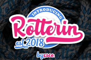 Rotterin Script Font for Professional Small Business Branding