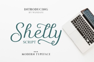 Shelly Script Font for Modern Editorial Design
