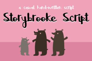 Storybrooke Script Font for Playful Craft Projects