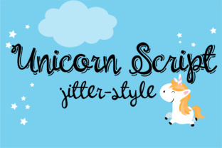 Unicorn Script Jitter Font: A Chalkboard Style for Branding