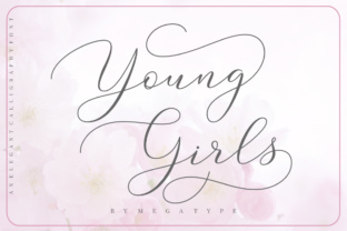 Young Girls Script Font for Handmade Labels