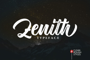 Zenith Script Font for Handmade Products